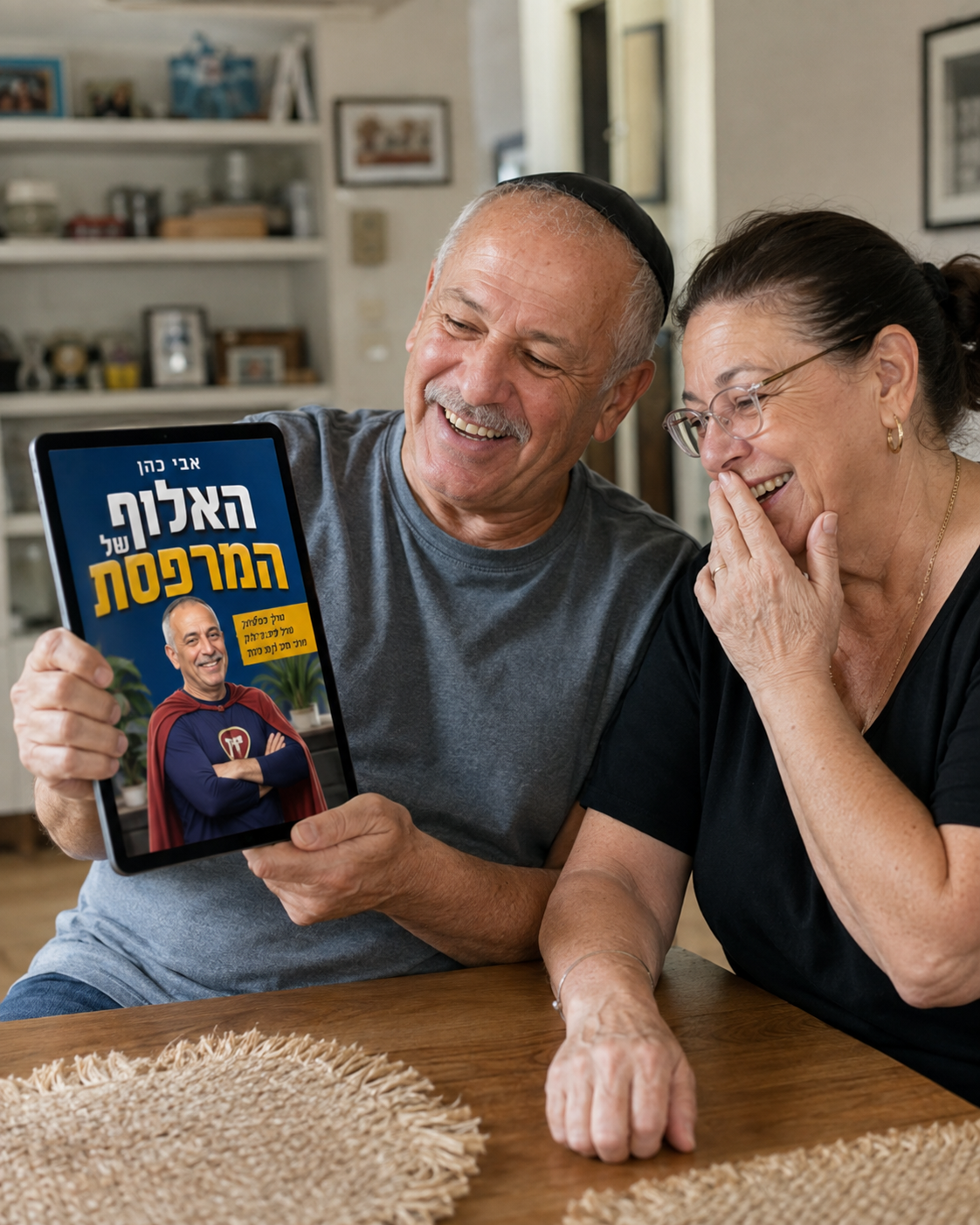 לקוח מציג ספר דיגיטלי אישי